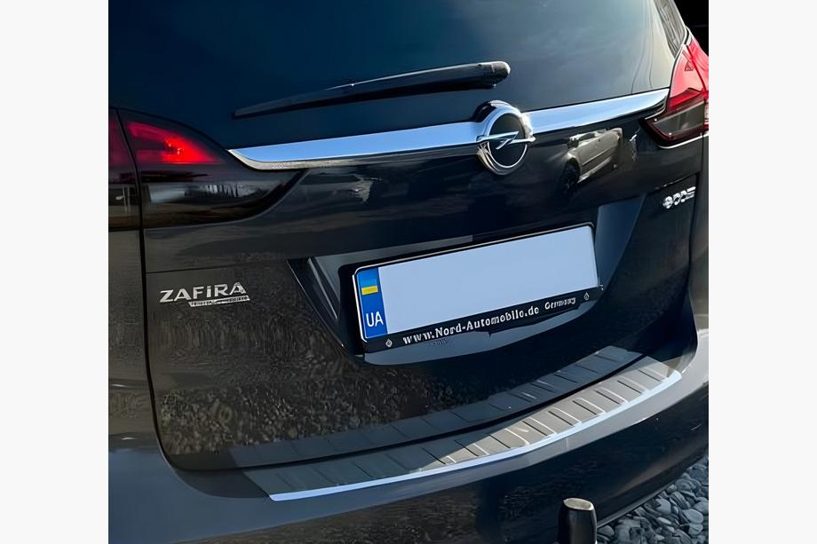 Opel Zafira C Tourer 2011–2019 Zaščitna letev zadnjega odbijača Carmos (nerjavno jeklo) Image
