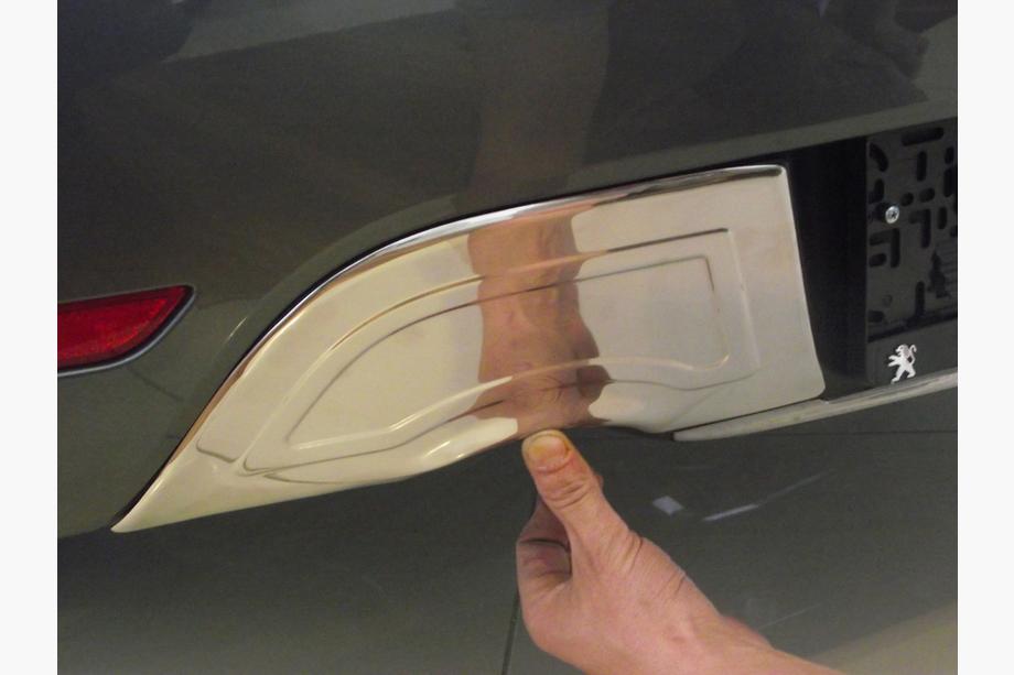 Peugeot 508 2010–2018 Zadnja obloga odbijača (nerjaveče jeklo) Image