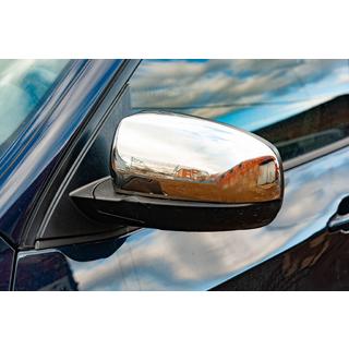 Kromirani pokrovi ogledal (2 kosa, nerjavno jeklo) BMW X5 E70 2007–2013 fotografija 2