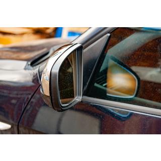 Kromirani pokrovi ogledal (2 kosa, nerjavno jeklo) BMW X5 E70 2007–2013 fotografija 4