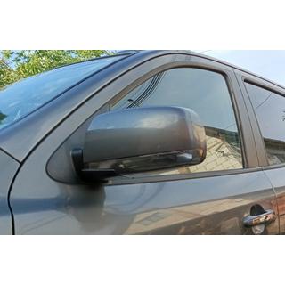 Kromirani pokrovi vzvratnih ogledal (2 kosa, nerjaveče jeklo) Hyundai Santa Fe 2 2006–2012 fotografija 1