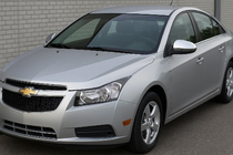Chevrolet Cruze 2009–2015 Kromirani pokrovi ogledal (2 kosa, nerjavno jeklo) fotografija 1