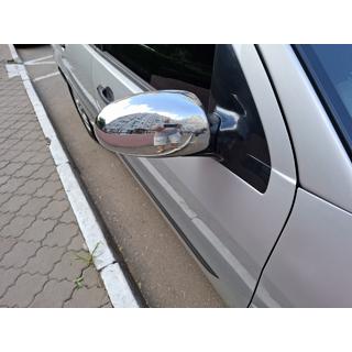 Kromirani pokrovi ogledal (2 kosa, nerjavno jeklo) fotografija 1