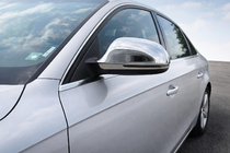Audi A3 2003–2012 Pokrovi ogledal 2008-2010 (2 kosa, nerjaveče jeklo) fotografija 1