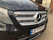 Mercedes Vito/V-razred W447 2014– Okrasne letvice za masko 2014-2020 (5 kos, BlackChrome) fotografija 3