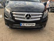 Mercedes Vito/V-razred W447 2014– Okrasne letvice za masko 2014-2020 (5 kos, BlackChrome) fotografija 5