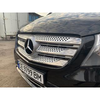 Okrasne letvice za masko 2014-2020 (5 kos, BlackChrome) fotografija 2