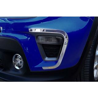 Kromirani okvirji meglenk 2019+ (2 kosa, nerjaveče jeklo) Jeep Renegade 2014– fotografija 1