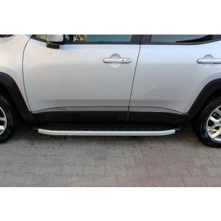 Letve na vratih Black Chrome (4 kosi, nerjavno jeklo) Jeep Renegade 2014– fotografija 3
