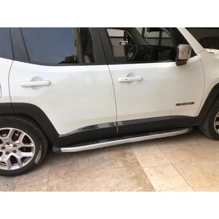Letve na vratih Black Chrome (4 kosi, nerjavno jeklo) Jeep Renegade 2014– fotografija 1