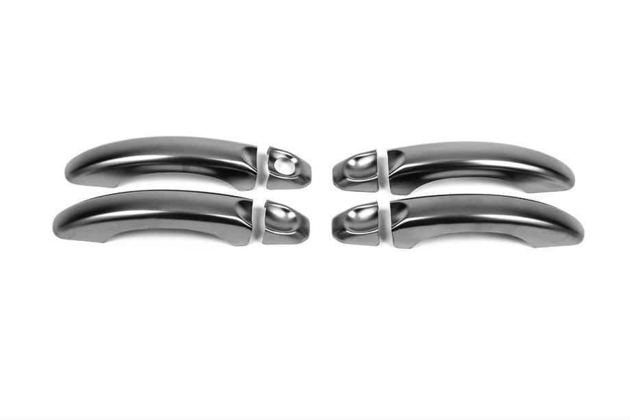 Volkswagen Amarok 2010–2022 Kromirane obloge kljuk Black Chrome (4 kos, nerjavno jeklo) Fotografija 1