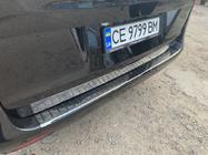 Mercedes Vito/V-razred W447 2014– Zaščitna letev zadnjega odbijača OmsaLine Črni krom (nerjavno jeklo) fotografija 3