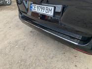 Mercedes Vito/V-razred W447 2014– Zaščitna letev zadnjega odbijača OmsaLine Črni krom (nerjavno jeklo) fotografija 8