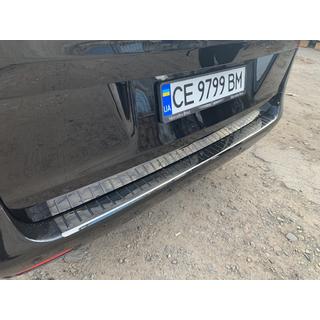 Zaščitna letev zadnjega odbijača OmsaLine Črni krom (nerjavno jeklo) fotografija 3