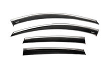 Opel Antara 2006–2017 Vetrni deflektorji oken s kromirano letvico (4 kos, Niken) fotografija 6