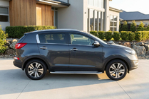Kia Sportage 2010–2015 Stranske stopnice Maydos V2 (2 kosa, aluminij/nerjavno jeklo) fotografija 1