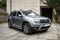 Dacia Duster 2008–2018 Stranske stopnice Maydos V2 (2 kosa, aluminij/nerjavno jeklo) fotografija 1