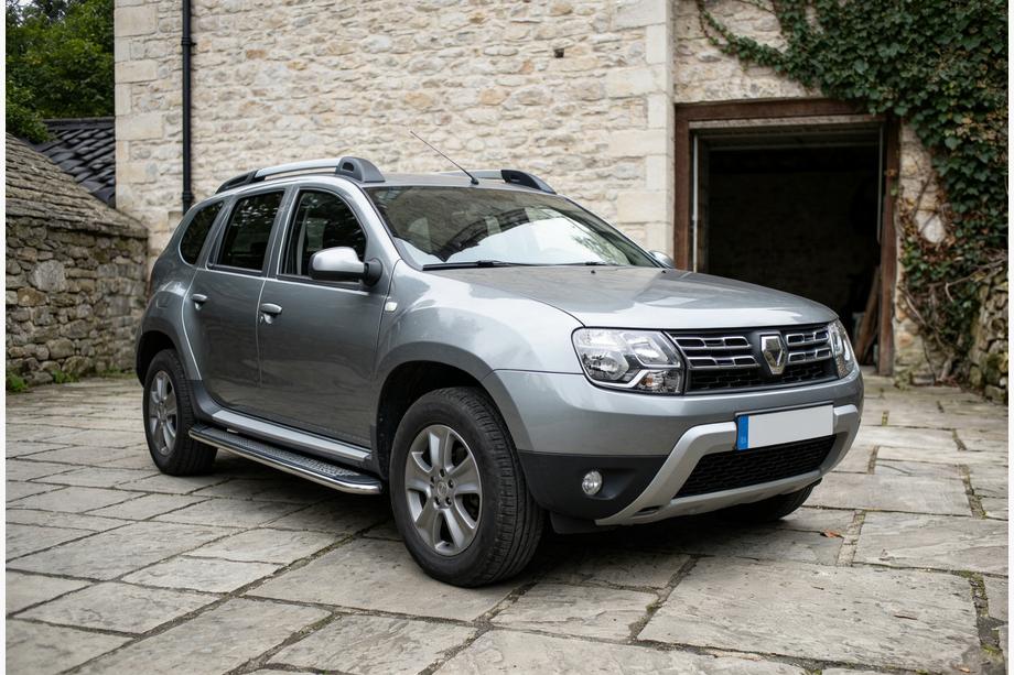 Dacia Duster 2008–2018 Stranske stopnice Maydos V2 (2 kosa, aluminij/nerjavno jeklo) Image