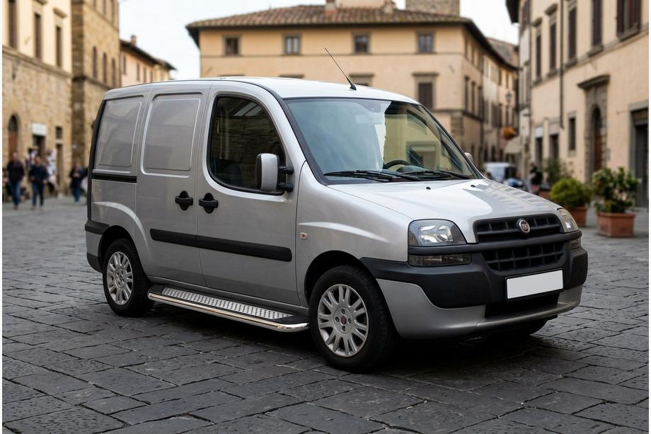 Fiat Doblo I 2001–2005 Stranske stopnice Maydos V2 (2 kosa, aluminij/nerjavno jeklo) Image