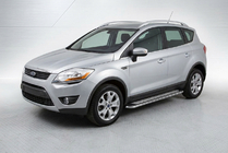 Ford Kuga 2008–2013 Stranske stopnice Maydos V2 (2 kosa, aluminij/nerjavno jeklo) fotografija 1
