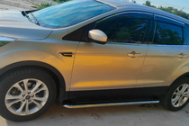 Ford Kuga/Escape 2013–2019 Stranski pragovi Maydos V2 (2 kosa, aluminij + nerjavno jeklo) fotografija 9