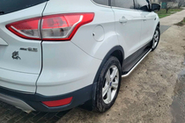 Ford Kuga/Escape 2013–2019 Stranski pragovi Maydos V2 (2 kosa, aluminij + nerjavno jeklo) fotografija 2