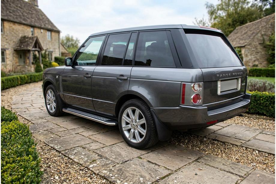 Range Rover III L322 2002–2012 Stranske stopnice Maydos V2 (2 kosa, aluminij/nerjavno jeklo) Image