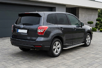 Subaru Forester 2013–2018 Stranske stopnice Maydos V2 (2 kosa, aluminij/nerjavno jeklo) fotografija 1