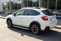 Subaru XV 2011–2017 Stranske stopnice Maydos V2 (2 kosa, aluminij/nerjavno jeklo) fotografija 1