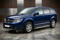 Dodge Journey 2008–2020 Stranske stopnice Maydos V2 (2 kosa, aluminij/nerjavno jeklo) fotografija 1