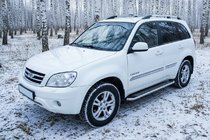 Chery Tiggo 1 2005–2016 Stranske stopnice Maydos V2 (2 kosa, aluminij/nerjavno jeklo) fotografija 1