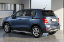 Chevrolet Trax 2012–2023 Stranske stopnice Maydos V2 (2 kosa, aluminij/nerjavno jeklo) fotografija 1