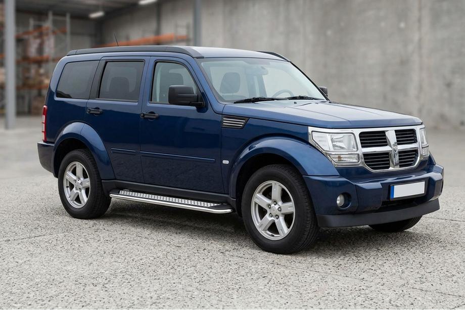 Dodge Nitro 2006–2011 Stranske stopnice Maydos V2 (2 kosa, aluminij/nerjavno jeklo) Image