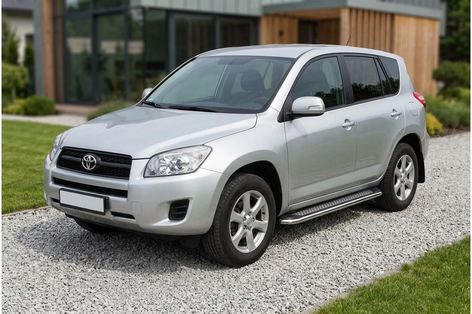 Toyota Rav 4 2006–2013 Stranske stopnice Maydos V2 (2 kosa, aluminij/nerjavno jeklo) Image