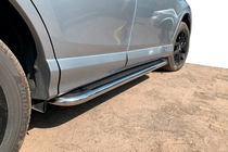 Toyota Rav 4 2013–2018 Stranske stopnice Maydos V2 (2 kosa, aluminij/nerjavno jeklo) fotografija 1