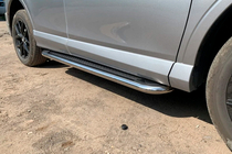 Toyota Rav 4 2013–2018 Stranske stopnice Maydos V2 (2 kosa, aluminij/nerjavno jeklo) fotografija 5