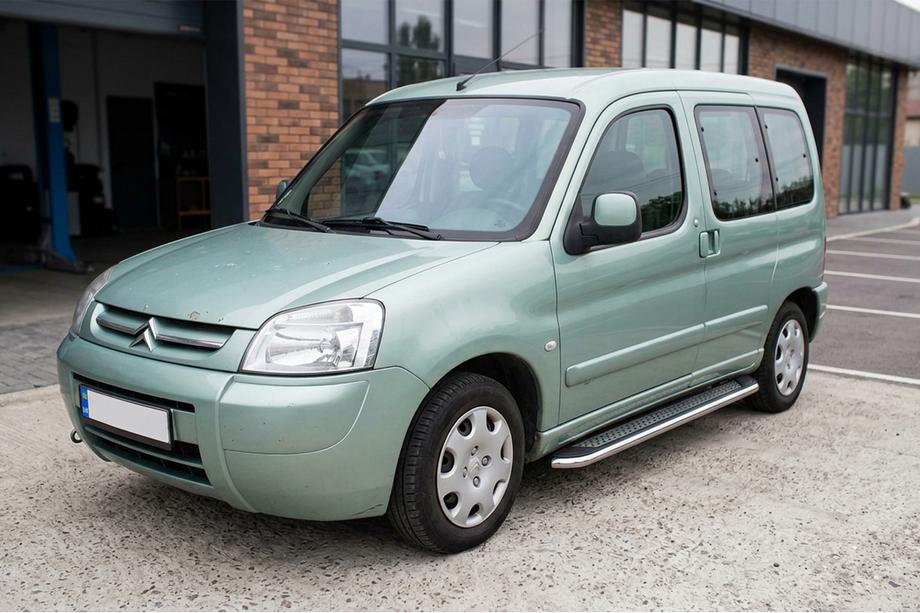 Citroen Berlingo 1996–2008 Stranske stopnice Maydos V2 (2 kosa, aluminij/nerjavno jeklo) Image