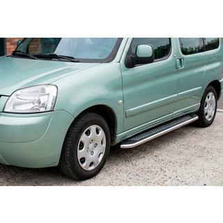 Stranske stopnice Maydos V2 (2 kosa, aluminij/nerjavno jeklo) Peugeot Partner 1996–2008 fotografija 1
