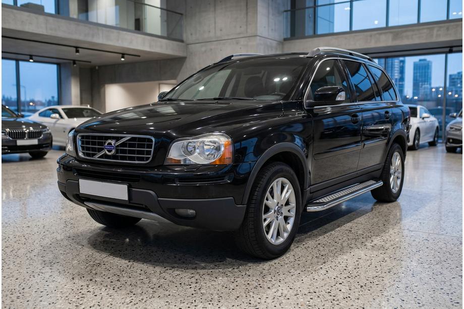 Volvo XC90 2002–2014 Stranske stopnice Maydos V2 (2 kosa, aluminij/nerjavno jeklo) Image