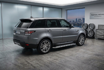 Range Rover Sport 2014–2022 Stranske stopnice Maydos V2 (2 kosa, aluminij/nerjavno jeklo) fotografija 1