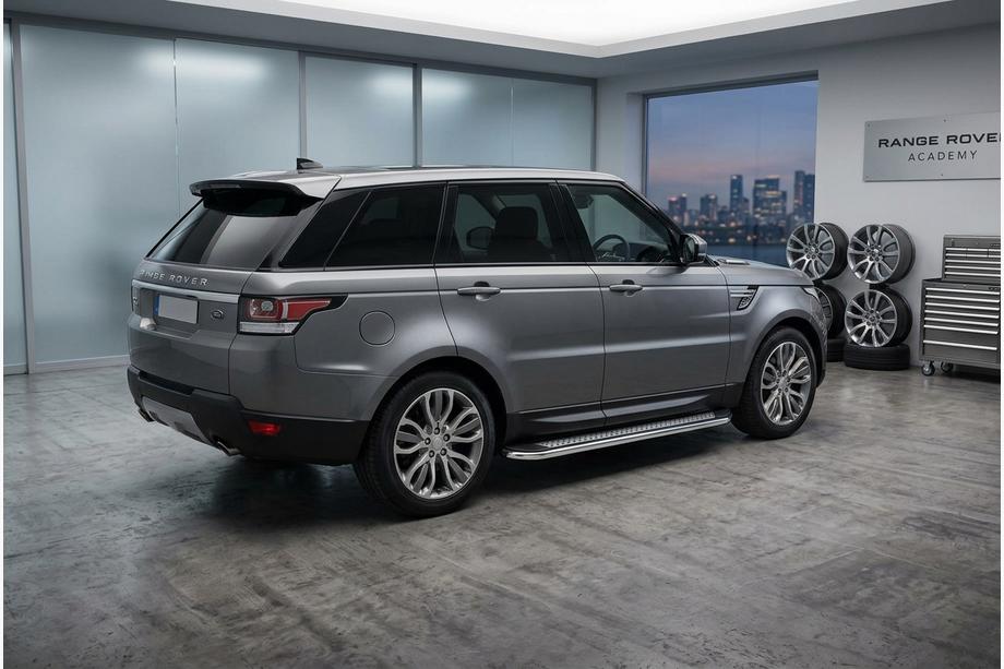 Range Rover Sport 2014–2022 Stranske stopnice Maydos V2 (2 kosa, aluminij/nerjavno jeklo) Image