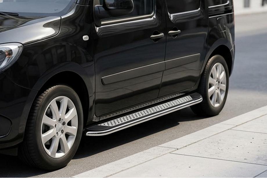 Renault Kangoo 2008–2020 Stranske stopnice Maydos V2 (2 kosa, aluminij/nerjavno jeklo) Image
