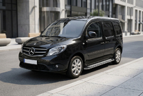 Mercedes Citan 2013–2021 Stranske stopnice Maydos V2 (2 kosa, aluminij/nerjavno jeklo) Dolga medosna razdalja fotografija 1