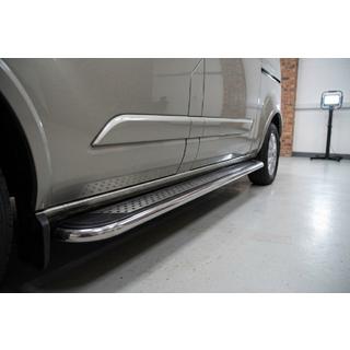 Stranske stopnice Maydos V2 (2 kosa, aluminij/nerjavno jeklo) fotografija 1