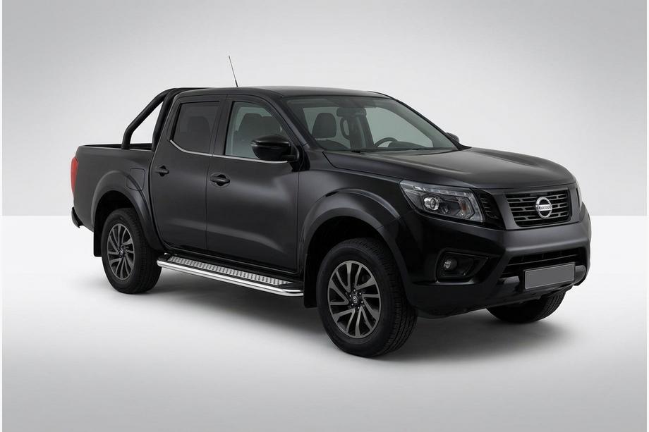 Nissan Navara/NP300 2016– Stranske stopnice Maydos V2 (2 kosa, aluminij/nerjavno jeklo) Image