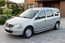 Dacia Logan MCV 2004–2014 Stranske stopnice Maydos V2 (2 kosa, aluminij/nerjavno jeklo) fotografija 3