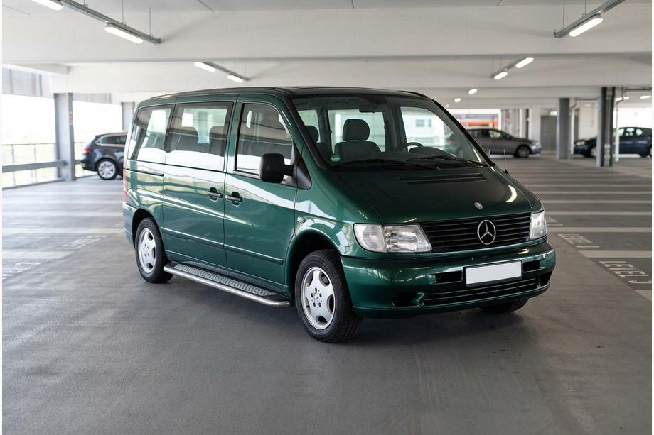 Mercedes Vito W638 1996–2003 Stranske stopnice Maydos V2 (2 kosa, aluminij/nerjavno jeklo) Fotografija 1