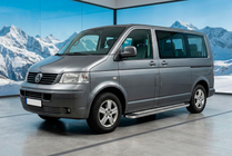 Volkswagen T5 Caravelle 2004–2010 Stranske stopnice Maydos V2 (2 kosa, aluminij/nerjavno jeklo) fotografija 1
