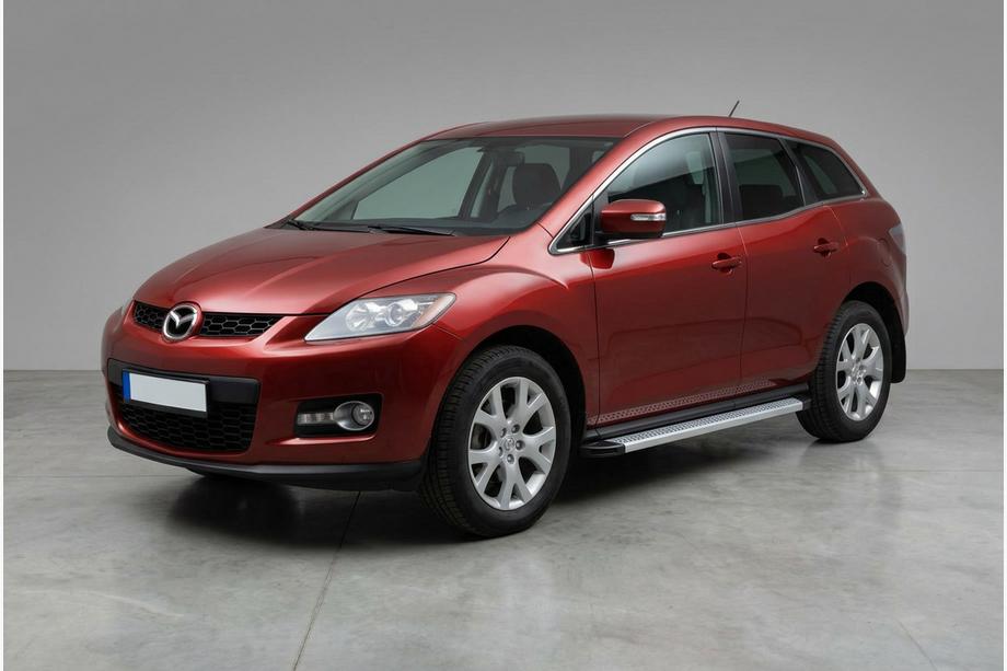 Mazda CX-7 2006–2012 Bočne stopnice Maya V2 (2 kosa, aluminij) Image