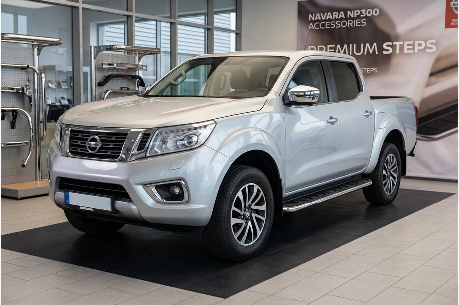 Nissan Navara/NP300 2016– Stranske stopnice Maydos V1 (2 kosa, aluminij) Image